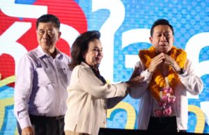 พรรคปวงชนไทย ปราศรัยใหญ่บางปู โค้งสุดท้ายก่อนเลือกตั้ง