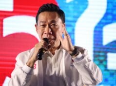 พรรคปวงชนไทย ปราศรัยใหญ่บางปู โค้งสุดท้ายก่อนเลือกตั้ง